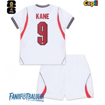 Anglia Harry Kane #9 Echipament de Fotbal Replică Mondial 2026 Copii Acasa (+ Șorturi)